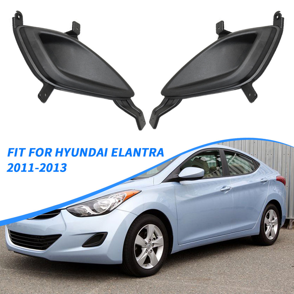 2Pcs Front Bumper Fog Lamp Cover For Hyundai ELANTRA 2011 2012 2013 Fog Light Lo