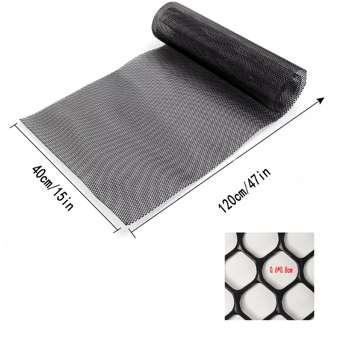 Universal Car Grill Mesh Aluminum Alloy Auto Grille Insert Bumper Rhombic Hole M