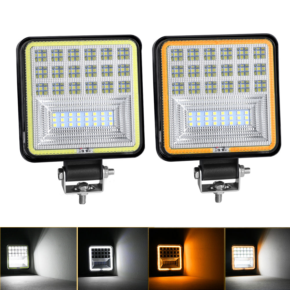 2x 4'' LED Work Light for Truck Off Road Tractor SUV 4X4 ATV Car Spot Beam LED D