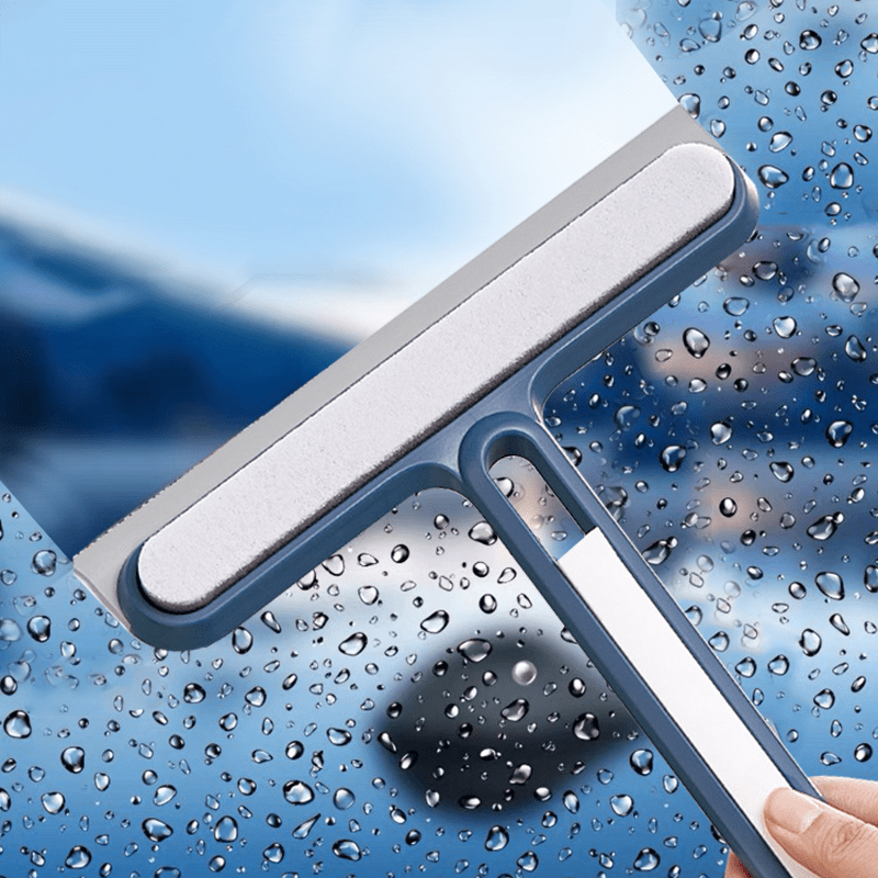 1pc Silicone Water Wiper Plate Glass Cleaner Scraper Car Windshield Cleaning Squ