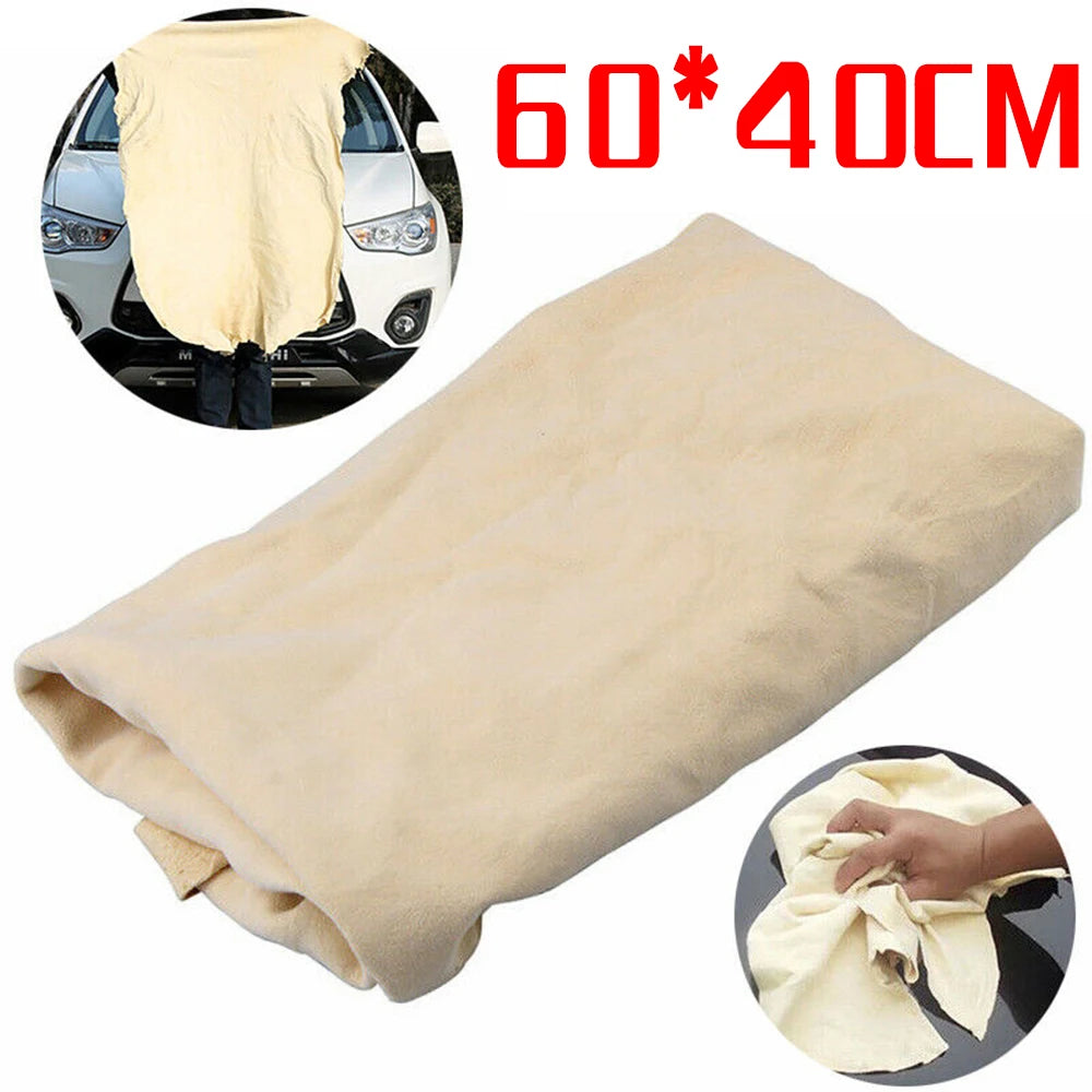 1pc Car Washing Towel Care Chamois Leather Cleaning Cloth Rag Equipment For Clea