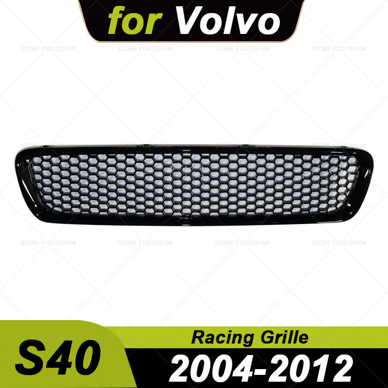 for Volvo 2004-2007 2008-2012 S40 VOLVO Bumper Mesh Racing Grille