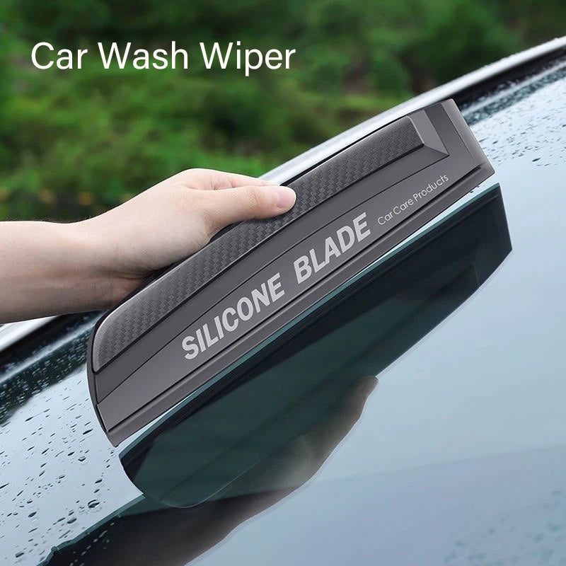 Non-Scratch Soft Silicone Handy Squeegee Car Wrap Tools Water Window Wiper Dryin