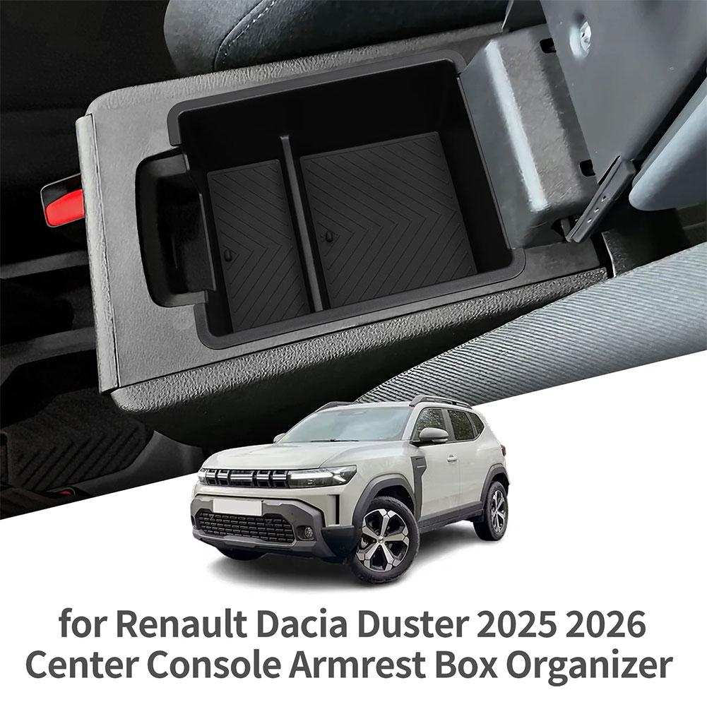 for Renault Dacia Duster 2025 2026 Car Storage Box Interior Accessories Center C