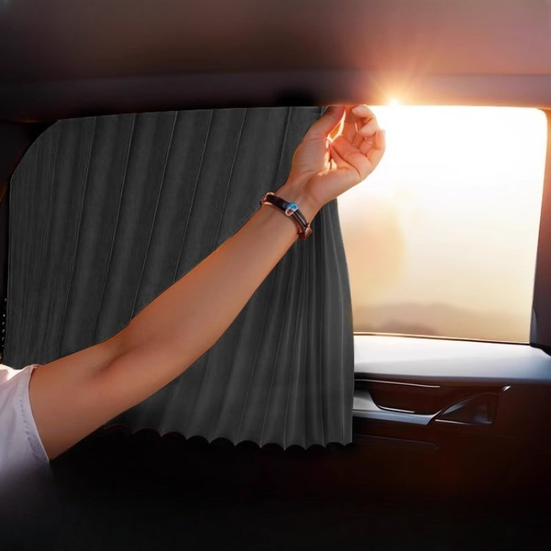 Car For Sun Shade Magnetic Window Curtain Extendable UV For Protection Heat Insu