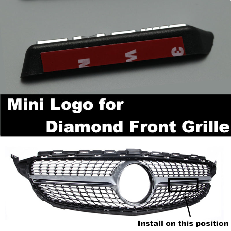 Free Shipping Diamond Grille AMG mini Logo A B C E Class W176 W246 W204 W205 W21