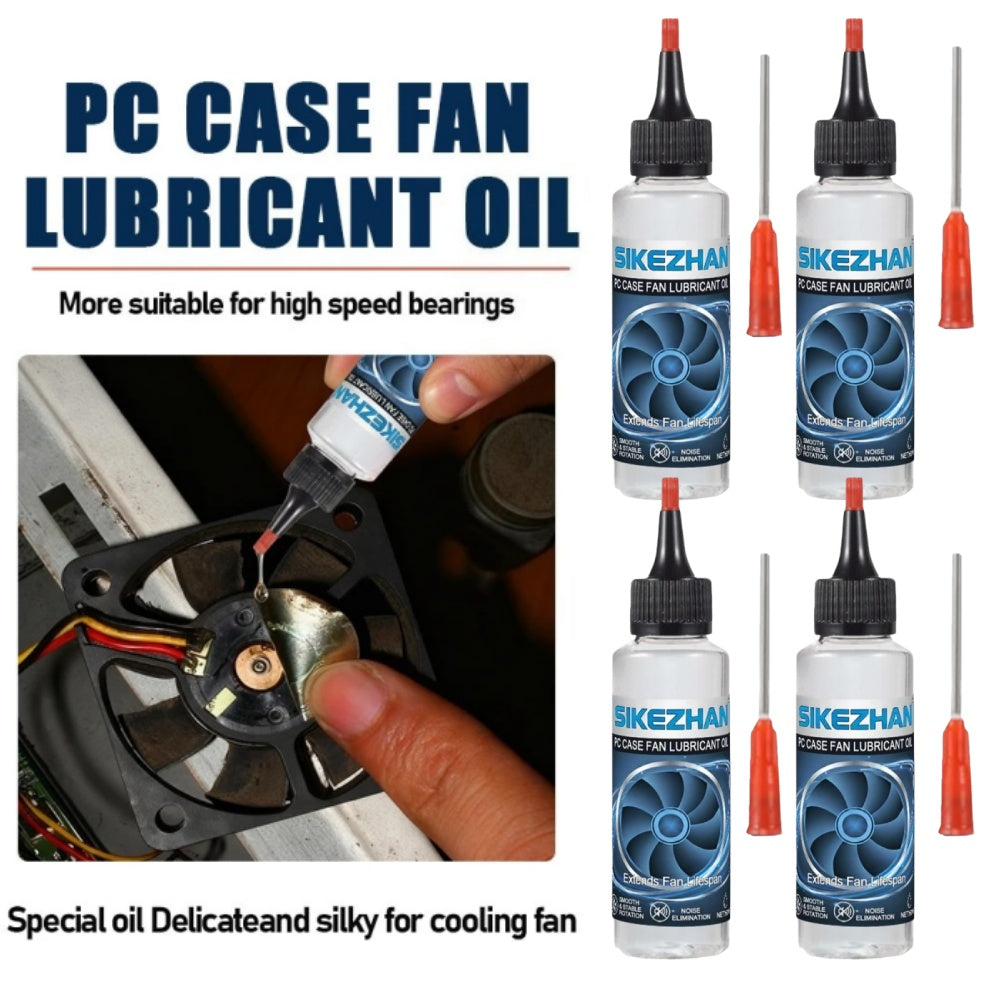 Quiet Cooling Fan Lubricant Oil for High Speed Computer PC Bearing Shaft Mainten