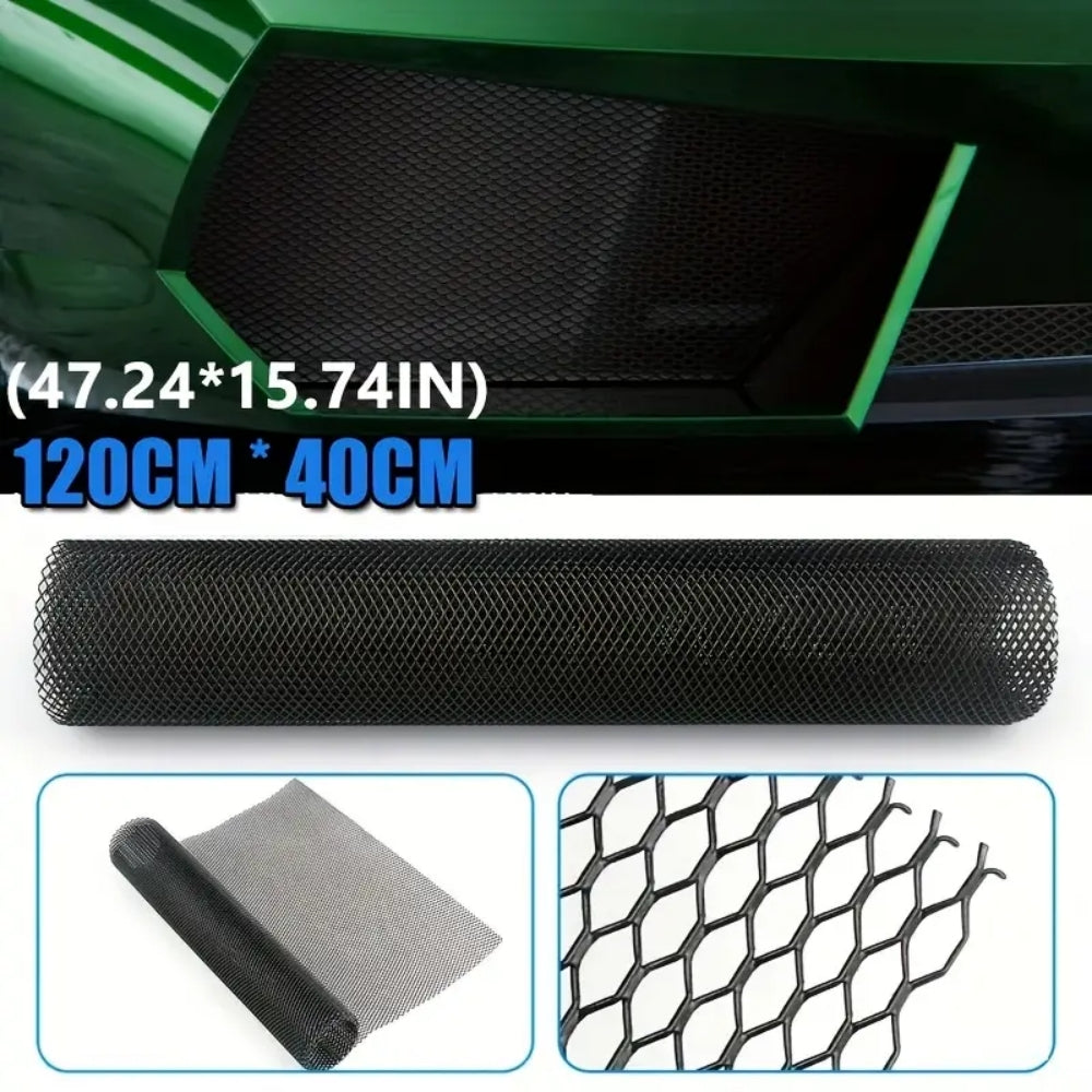 Universal Hood Vent Racing Grills Grill 120X40cm Honeycomb Hexagon Mesh Grille A