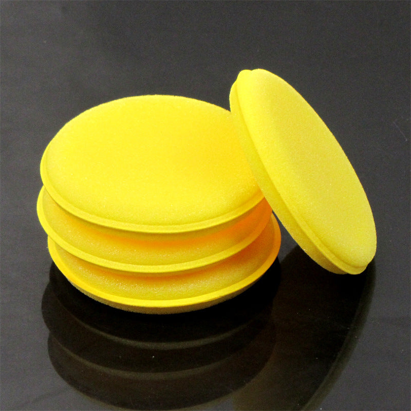 1/2/5Pcs Car Foam Sponge Wax Applicator Cleaning Detailing Pads Car Waxing Polis