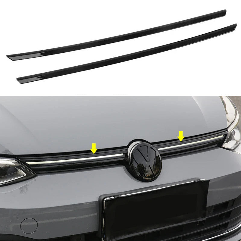 For VW Golf 8 MK8 2020 2021 2022 2023 Car Front Bumper Grille Trim Grill Decorat