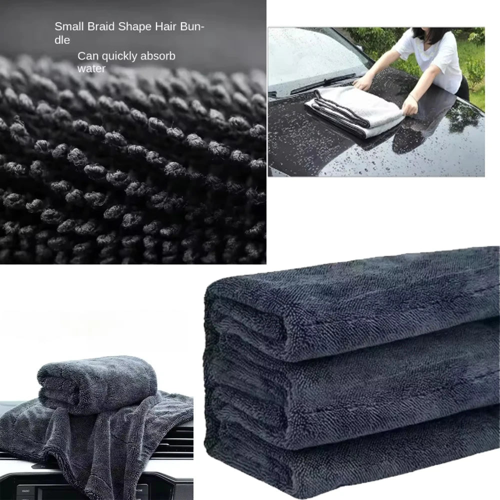 Microfiber Auto Wash Towel Super Absorbency Car Cleaning Drying Towel Multifunct