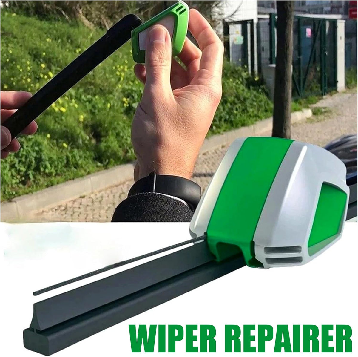 Wiper Repairer, Car Windshield Wiper Regroover Tool, Portable ABS Vehicle Wiper