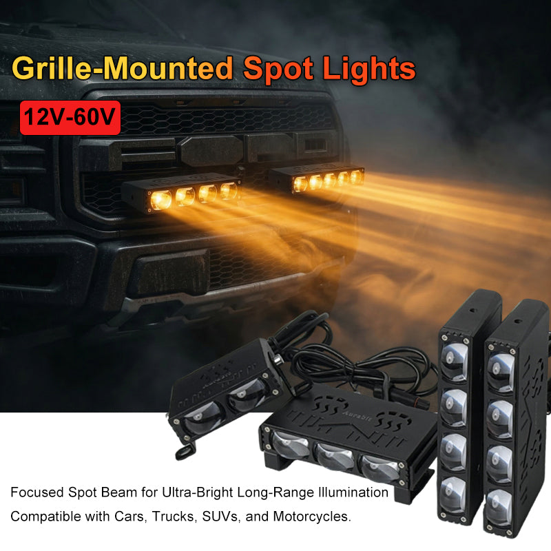 LED Light Bar Super Bright Spot Flood Fog Driving Light 12V 60V for Car Grille M
