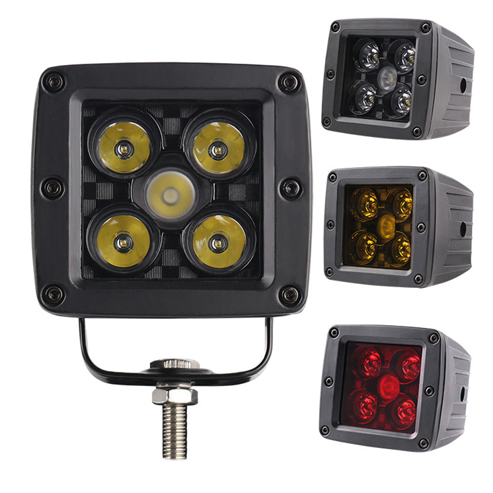 LED Cubes 2PCS 3 Inch 50W LED Pods Spot Beam Driving Lights Reverse Lighting Dit