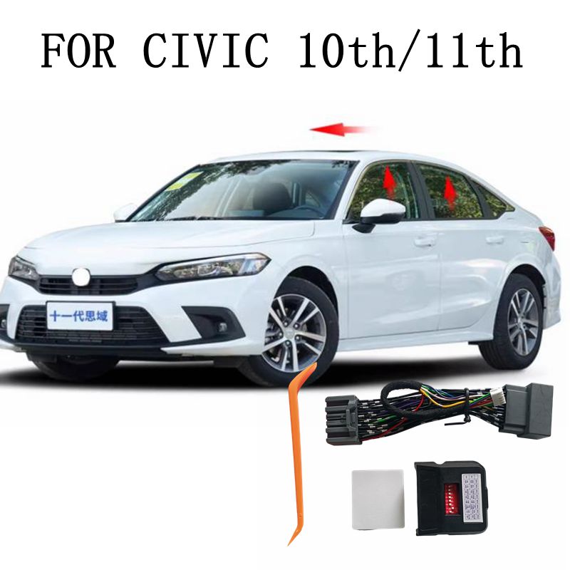 Fitercar for 10th 11th Honda Civic/Type Lock Car Automatic Window Closing and Fo