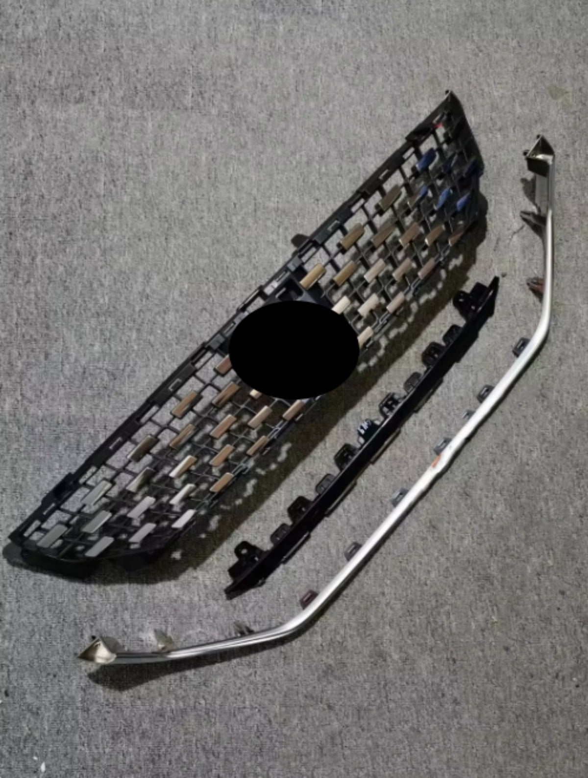 Front Bumper Grill Mask Radiator Grille for Peugeot R83 508L Racing Grills Car A